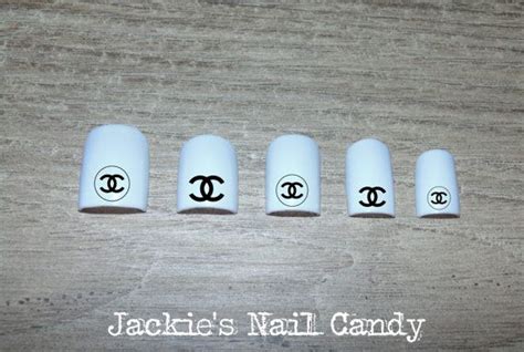 autocollants d'ongle coco chanel